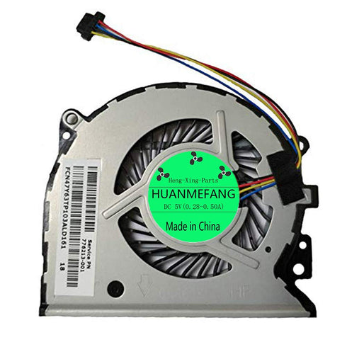 New CPU Cooling Fan Compatible with HP 13-A010dx X360 Envy 15-U 15-U011D 15-u010dx 15-u483cl 15-U010DX Series 776213-001 779598-001 776215-001 (4 ...