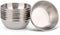 8Pcs 3.2inch Sauce Dishes Dipping Small Bowls - 2 oz Mini Stainless Steel Saucers Dish Cook Prep Side Dish Soy Sauce Sushi Dip Dishes Condiment Se...