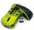 Wireless Car Mouse 2.4Ghz 3D DPI 1600 Cool Sport USB Gaming Mouse Mice for PC Computer Laptop Notebook Green...