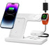 Wireless Charger, 3 in 1 Charging Station for Multi Devices, Charging Stand Dock for iPhone 8-16 Series, Apple Watch, AirPods Pro 3 2 with Adapter...