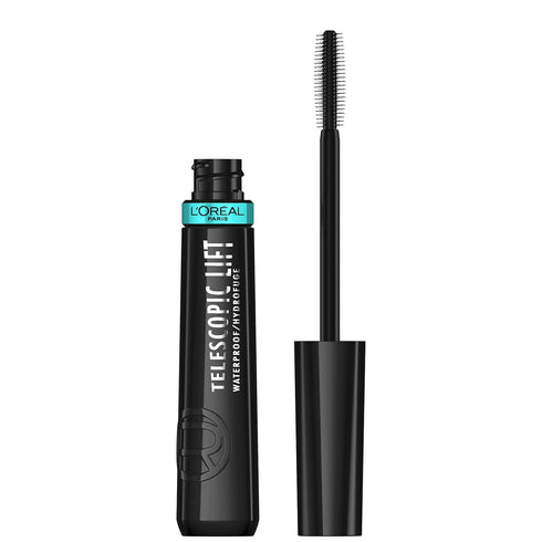 L'Oreal Paris Telescopic Lift Mascara, Lengthening and Volumizing Eye Makeup, Lash Lift with Up to 36HR Wear, Waterproof, Black, 0.33 Fl Oz...