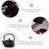 Hemoton cast iron teapot tea set retro metal coffee kettle simulation kitchen kettle cast iron tea kettle for stove top furniture iron boiling tea...