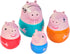 Toomies Peppa Pig Nesting Family - Includes Peppa Pig, Mummy Pig, Daddy Pig and Rattling George - Sorting and Pouring Toddler Bath Toys - Toddler ...