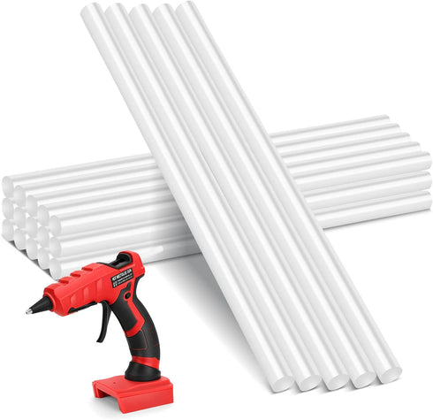 LIVOWALNY Mini Hot Glue Gun Sticks, 20 PCS 5.9" Length 0.27" Diameter Hot Melt Glue Gun Sticks, Hot Glue Adhesive - Compatible with Most Glue Guns...