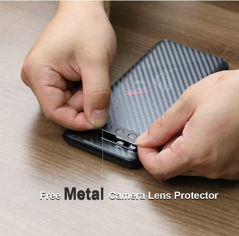 Ibywind Screen Protector For Rog phone 5/5 Pro/5 Ultimate,with 2Pcs Tempered Glass,1Pc Camera Lens Protector,1Pc Backing Carbon Fiber Film [Finger...