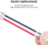 2 Color Pen 0.5mm 2-in-1 Multicolor Ballpoint pen, 2-Color Retractable Ballpoint Pens for Office School Supplies Students Children Gift (36pcs)...
