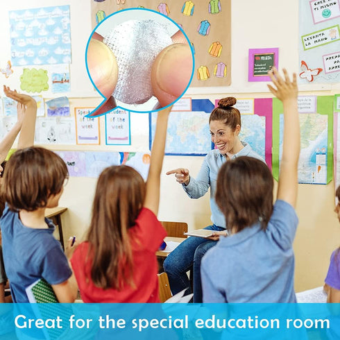 Self Adhesive Dots, 1000Pcs(500 Pair) 0.59 Inch Diameter Strong Self Adhesive Dots for Classroom Nylon Sticky Back Hook Loop Strips, Small Circle ...