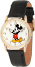 Disney Mickey Mouse Adult Classic Cardiff Articulating Hands Analog Quartz Leather Strap Watch...