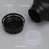 16.9oz/5Pcs Plastic Lab Chemical Reagent Bottles, Square Sample Storage Container, Plastic Chemical Container Bottle with Anti-theft Cap, Wide Mou...