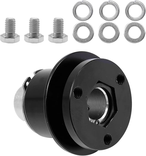 360° Steering Wheel Quick Release Disconnect Hub Kit with Bolts and Washer...