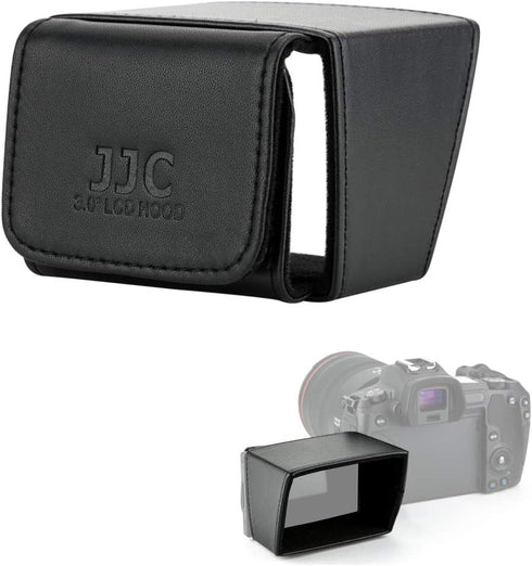JJC Camera 3" LCD Screen Hood for Canon EOS M50 R R5 R6 R7 R8 R10 R50 R100 RP 90D 6D II T8i Sony ZV-E1 ZV-1 II ZV-1F A7IV A7CR A7C II A7SIII FX30 ...