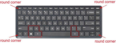 YYubao Silicone Keyboard Skin Compatible with 14" HP Pavilion 14-ab 14-ac 14-ad 14-an, HP Stream 14-ax, HP Envy 14-j0 Series, 14-ab010 14-ab166us ...