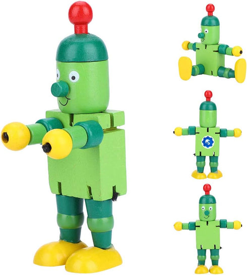 Kids Robot Toys, Robot Toys, Wooden Material for Kids(Green)...