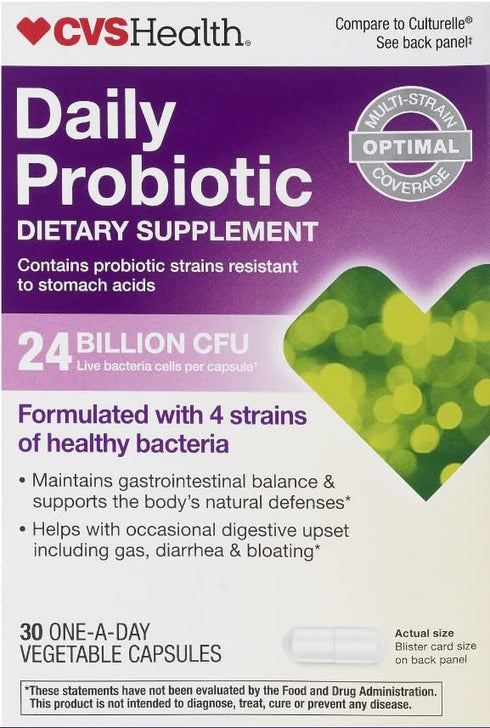 Cvs Health Maximum Strength Probiotic Dietary Supplement...