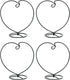 Ornament Display Stand Holder Home Wedding Decoration Rack Hanging Glass Globe Pot Stand Iron Pothook Stand Terrarium Witch Ball (4pcs)...