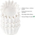 Caperci Heavy Duty White Mini Cupcake Liners 200 Counts - Grease-Resistant Paper Muffin Baking Cups, Odorless, No Muffin Pan Needed, Easily Peels ...