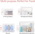 PACKISM Leak Proof Clear Toiletry Bag - Sealed TSA Approved Toiletry Bag with Reinforced Seams, Reusable and Easy to Clean, Clear Travel Bags for ...