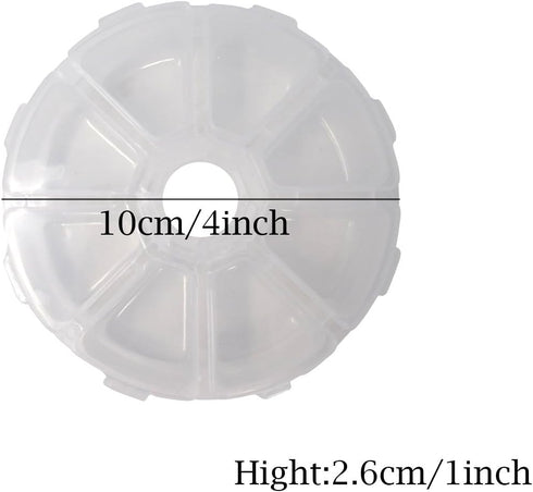 Honbay 2PCS Plastic Storage Organizer Containers Jewelry Box Fishing Box Pill Box...