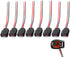 8 Pcs Fuel Injector Connector Pigtail Wire EV6 EV14 USCAR Fit for Dodge LS2 LS3 GM Ford...