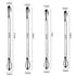 22 Pieces Stainless Steel Lab Spatula Micro Scoop Set Laboratory Sampling Spoon Mixing Spatula for Powders Gel Cap Filler...