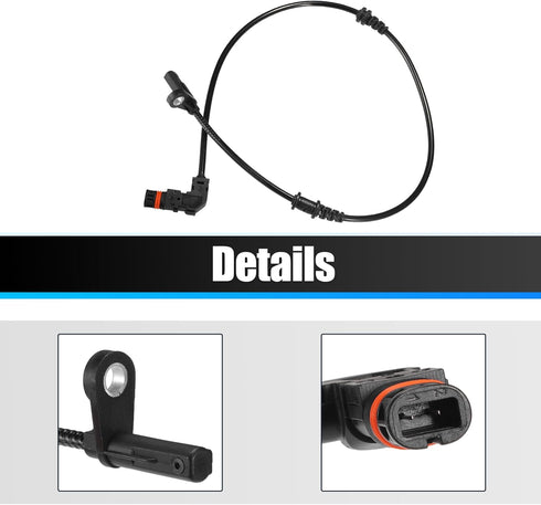 X AUTOHAUX Front Left Right ABS Wheel Speed Sensor Transmission Speed Sensor for Mercedes-Benz C-Class W204 2011-2015 No.A2049057900/2049057900...