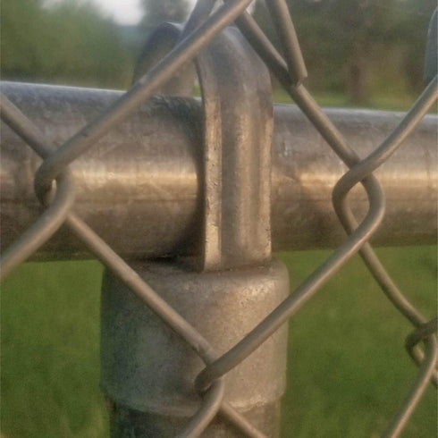 Jake Sales Chain Link Fence Loop Cap Eye Top - Use for 2-3/8" Outside Diameter Fence Posts and 1-5/8" Top Rail Outside Diameter Pipe - Galvanized ...