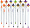 28PCS Novelty Cowboy Pens Fun Hat Smile Pen Cool Retractable Ballpoint Pens For Adults School Home Office Stationery Store Party Gifts....