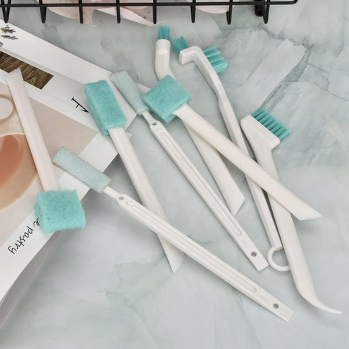 Small Cleaning Brushes for Household Cleaning Deep Detail Crevice Cleaning Tool Kit Tiny Scrub Cleaner Brush for Small Holes Corner Space Gaps Key...