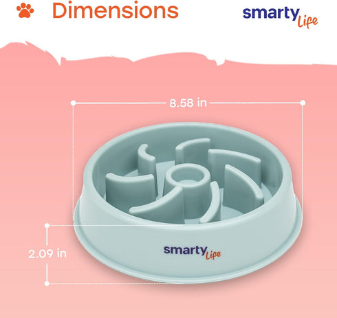 Raised Pet Slow Feeding Bowl - Sunflower Design Mess-free Pet Feeding Station - Treat Puzzle Pet Activity Feeding Bowl- Health Digestion Support F...