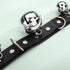 PU Leather Black Choker with Silver Bell Necklace for Women Girls Halloween Costume Punk Rave Accessory...