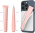 DOB SECHS Silicone Lip Holder for Cell Phone Lipstick Lip Glaze Phone Case Back Stick On Holder for iPhone and Android Phones, Grey...