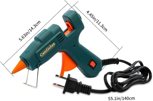 Glue Gun Hot Glue Gun - Mini Glue Guns Kit with Clear Glue Sticks Portable Crafting Hot Melt Glue Gun for Crafts Kids DIY Arts Home and School 20W...