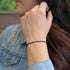 Black cord Bracelet for Men String - Adjustable Bracelet for Women - Unisex Adult Waterproof Nylon Cord Surfer Stability Mourning Spiritual Power ...
