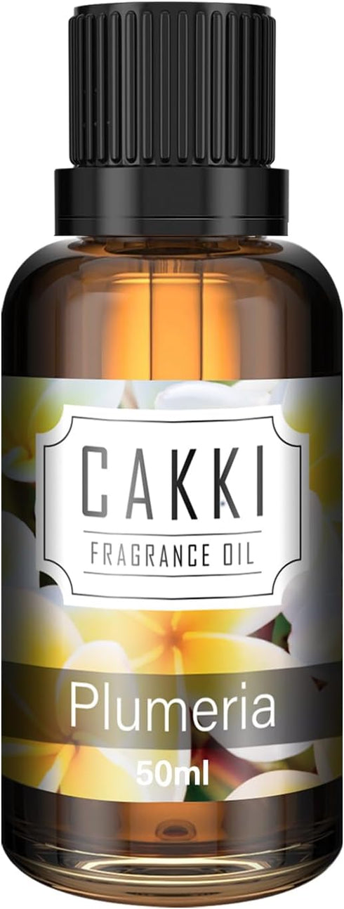 Essential oils for Diffusers for Home, Scent-Plumeria, Single Large Size 50ml, Cakki Fragrance oils, for Candle Making, Diffuser Oil Scents...
