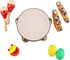 Toddler Musical Instrument, Wooden Percussion Instruments Tambourine for Kids Toddlers, Musical Toys Set for Boys and Girls...