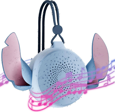 iJoy Disney Lilo and Stitch Bluetooth Shower Speaker with Suction Cup – IPX4 Rated Water Resistant Stitch Speaker for Shower, Baths| Up to 5 HRs P...
