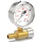 MEANLIN MEASURE 0~6000Psi Pressure Washer Pressure Gauge, 3/8 Inch Quick Connect, 2.5" FACE DIAL Stainless Steel Liquid Filled Pressure Gauge for ...