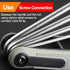 Pocket Screwdriver, Folding Screwdriver Set, 8 in 1 Screwdriver Multitool, Universal Screwdriver, Slotted Phillips Screwdriver, Phillips PH0–PH3, ...