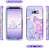 Miqala for Galaxy S8 Plus Case,Glow in The Dark Three Layer Heavy Duty Shockproof Full Body Protection Hard Plastic Bumper+Soft Silicone Case for ...
