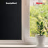 Static Cling Total Blackout Window Film 100% UV Blocking Window Darkening Film Black Opaque Privacy Window Tint Removable Plastic Glass Covering (...