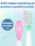 Toptheway Kids Toothbrush Heads for Philips Sonicare: Kids 7+ Standard Sonic Replacement Toothbrush Heads Compatible with Philips Sonicare, Pink G...