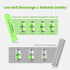 Nimh Rechargeable AAA Batteries, Ni-MH AAA 600mah 1.2V Rechargeable Batteries for Solar Lights, Outdoor Garden Lights, Remotes, Household Devices ...
