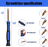 Kaisi Screwdriver Set for Macbook with T5 T6 T8 Torx Screwdriver,P5 Pentalobe,Ph000 Phillips and 2.0Y Triwing Screwdriver Set with spudger,Tweezer...