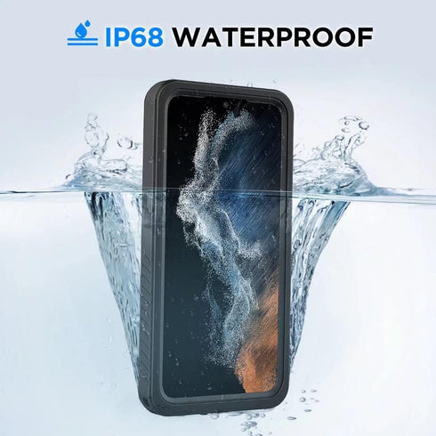 for Samsung Galaxy S22 Case, Waterproof Galaxy S22 Case with Built-in Screen Protector, Shockproof Dustproof Heavy Duty Full Body Protective Case ...
