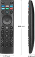for VIZIO-Smart-TV-Remote-Replacement,Universal control XRT140 for VIZIO All LED LCD HD 4K UHD HDR Smart TVs...