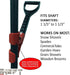 Plus Secondary Back Saver Handle for Snow Shovels and Garden Tools as Seen on Dragon's Den (Canada Shark Tank) (1 ct., Standard)...
