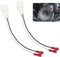 2PCS Car Speaker Adapter Harness,Speaker Wire Adapter for Connected Front+Rear Door Speakers,Premium Speaker Connector/Speaker Harness Compatible ...