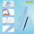 Aesthetic Ballpoint Pens - ?Macaron Blue? Pastel Roller Ball Pens, 0.5mm Retractable Gel Ink Pens | Black Ink | Cute Ball Point Pen - Pack of 5...