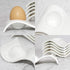 Egg Cups for Soft Boiled Eggs, Ceramic Egg Cup, Soft Boiled Egg Holder 6 + 1 Egg Topper Cutter for Decor/Breakfast/Brunch...