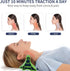 Occipital Release Tool, Portable Cervical Vertebra Suboccipital Release Device, Handheld Deep Muscle Trigger Acupressure Point Massager, Pain Reli...